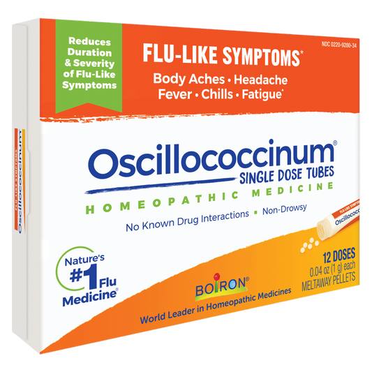 Boiron, Oscillococcinum, Flu-Like Symptoms, 12 Quick-Dissolving Pellets , 0.04 Oz Each