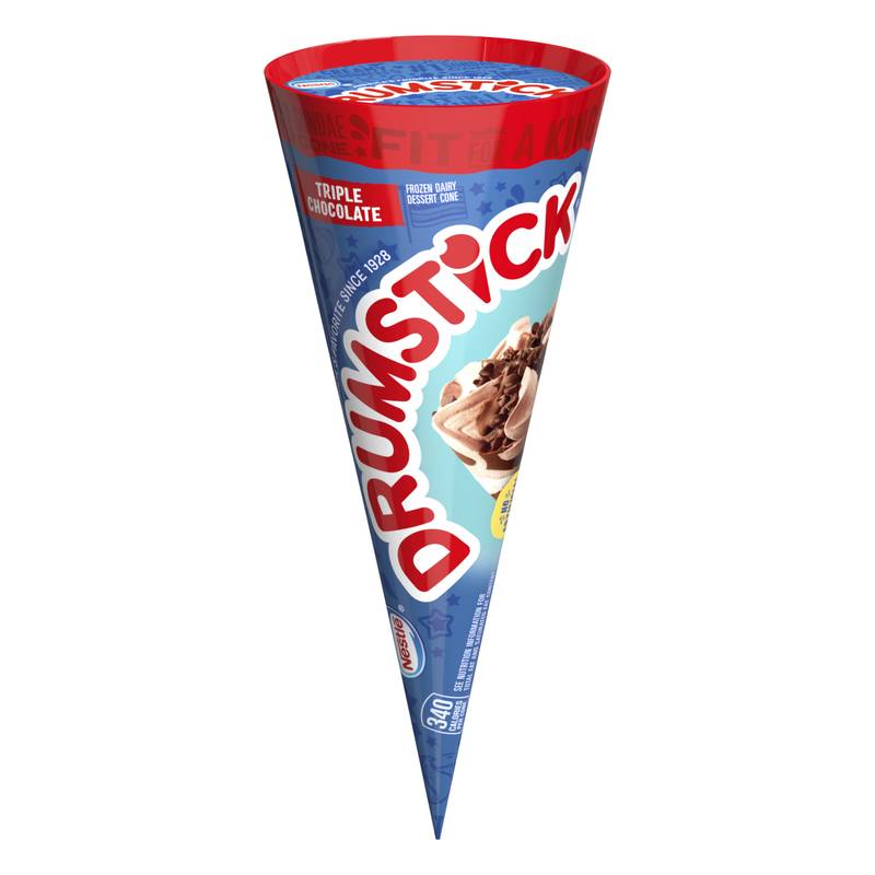 Drumstick Triple Chocolate King Cone 1ct 7.5oz