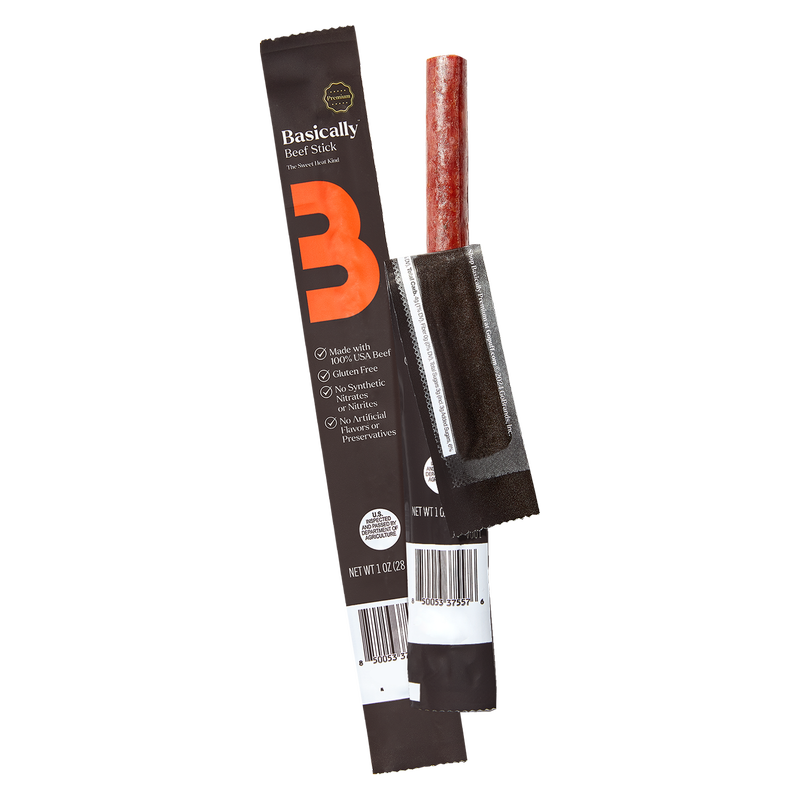 Basically Sweet Heat Beef Stick, 1oz