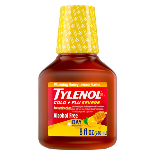 Tylenol Cold & Flu Severe Honey Warming Daytime 8oz