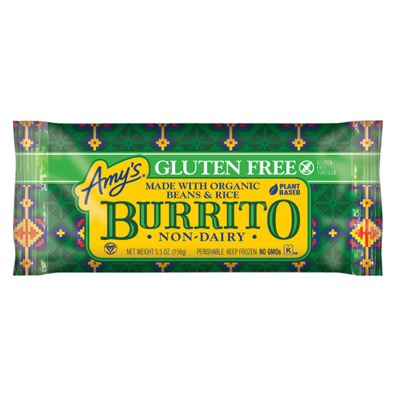 Amy's Kitchen Gluten Free Bean & Rice Burrito 5oz