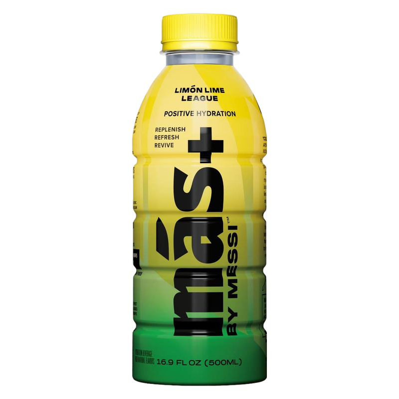 Más+ by Messi Limón Lime League 16.9oz Btl