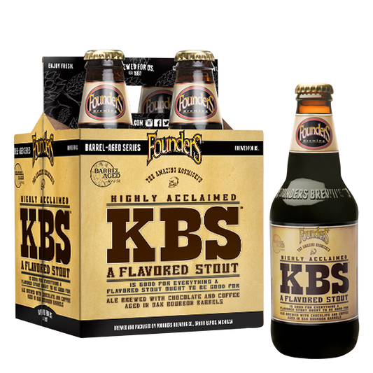Founders KBS Stout 4pk 12oz Btl 12.12% ABV