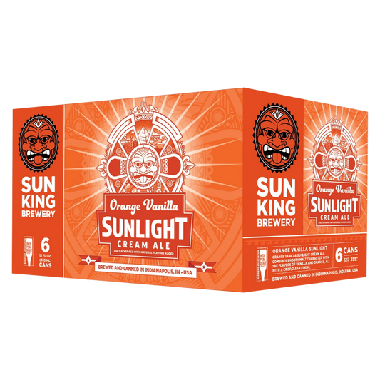 Sun King Orange Vanilla Sunlight Cream Ale 6pk 12oz Can 5.2% ABV
