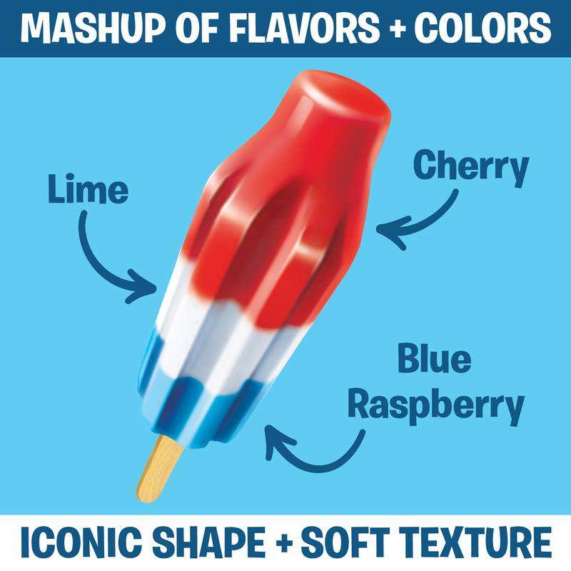 Bomb Pop Original Ice Pops 12ct