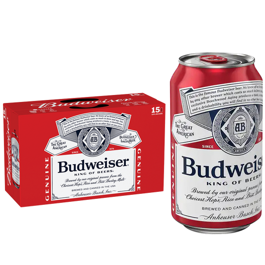 Budweiser 15pk 12oz Can 5.0% ABV