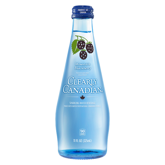 Clearly Canadian Mountain Blackberry 11oz Glass Bottle