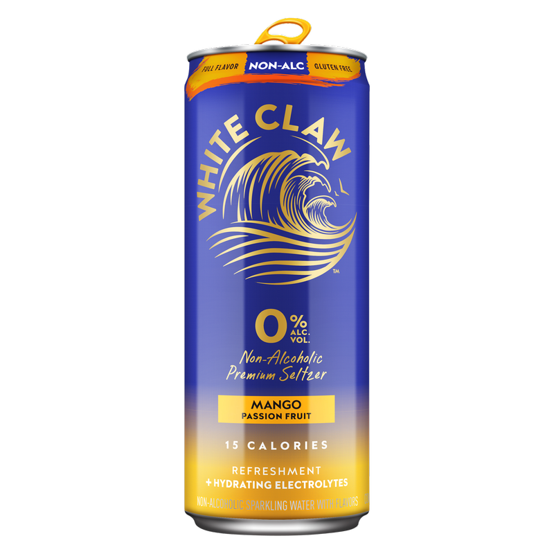 White Claw 0% Mango Passion Fruit Single 12oz Can