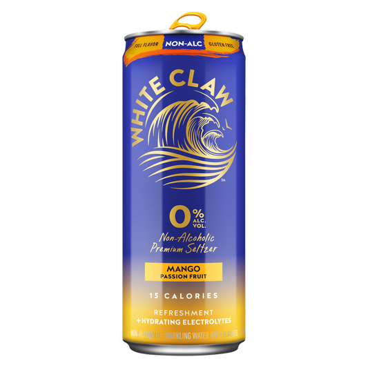White Claw 0% Mango Passion Fruit Single 12oz Can