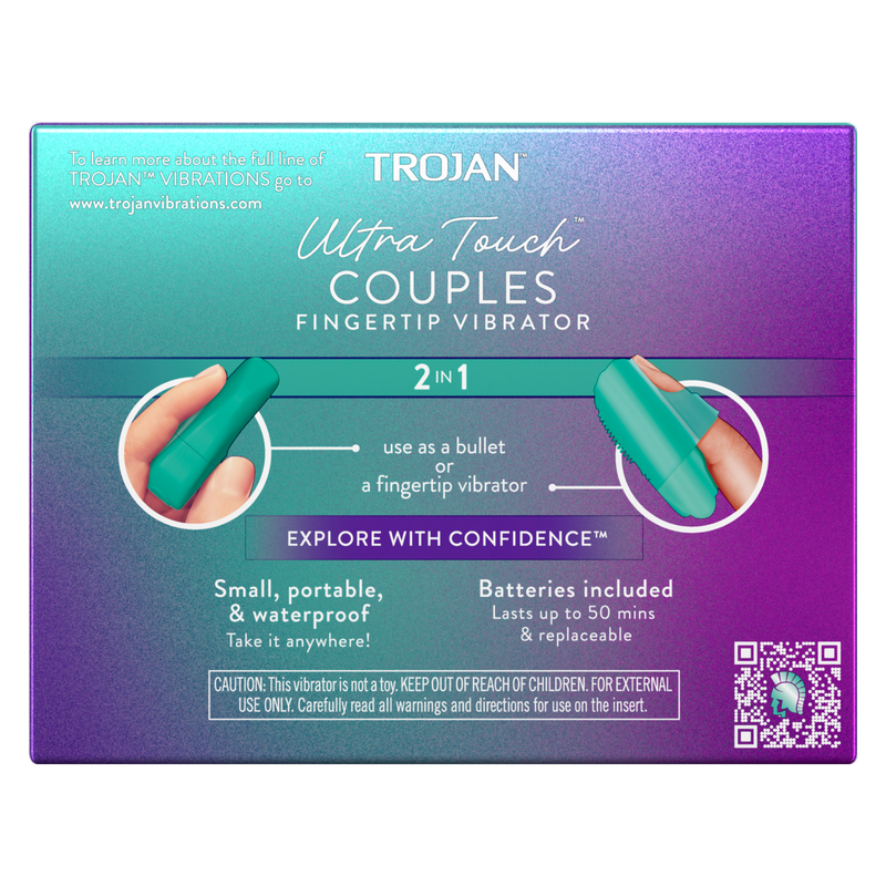 Trojan Vibrations Vibrating Fingertip Personal Massager
