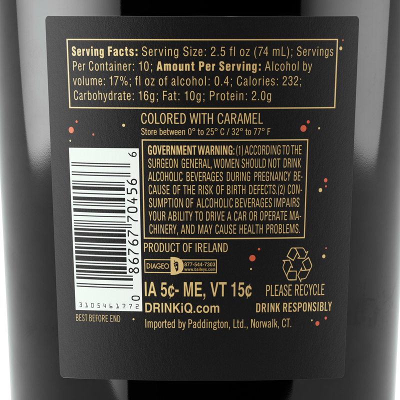 Baileys Espresso Creme Irish Cream Liqueur, 750 mL