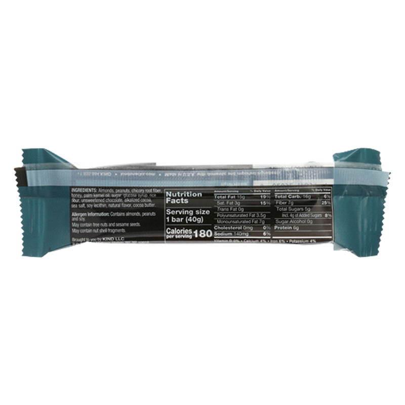 Kind Dark Chocolate Nuts & Sea Salt Bar, 1.4oz