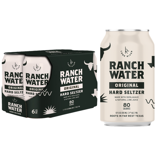 Lone River Ranch Water Original Hard Seltzer 6pk 12oz Can 4.0% ABV