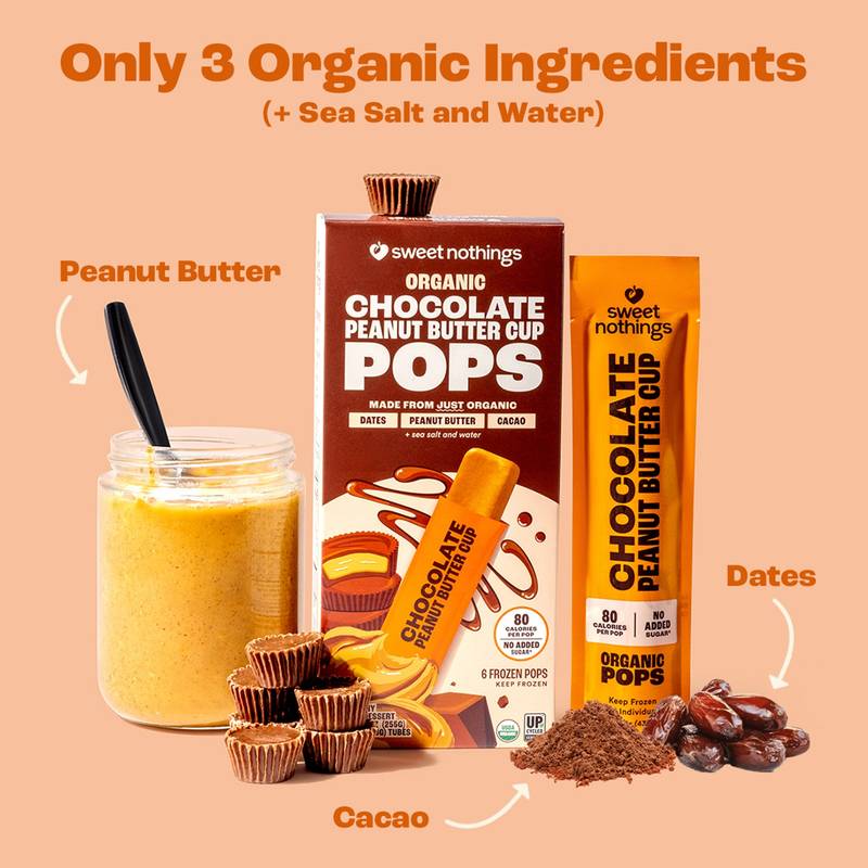 Sweet Nothings Chocolate Peanut Butter Cup Pops, 6ct