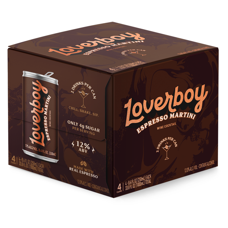 Loverboy Espresso Martini 4pk 250ml Can 12.0% ABV
