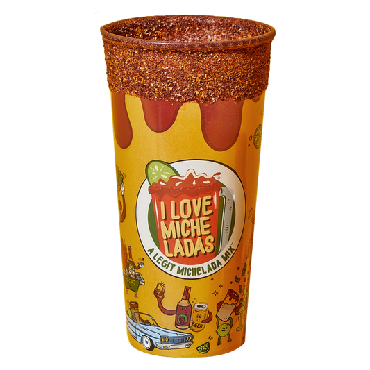 I Love Micheladas' Legit Michelada Cup with Miche Mixer 3.4 oz