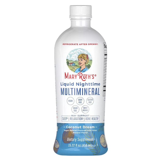 MaryRuth's Liquid Nighttime Multimineral Coconut Supplement, 15.22oz