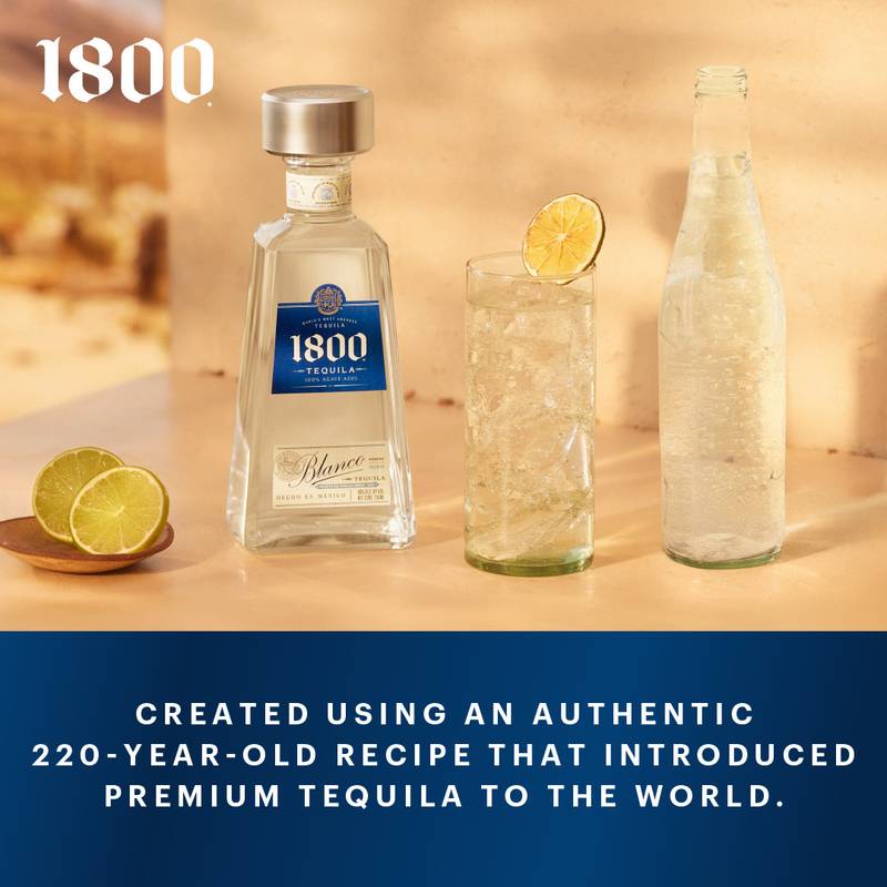 1800 Tequila Blanco 200ml (80 Proof)