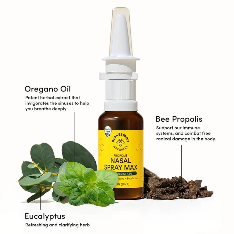 Beekeeper's Naturals Propolis Nasal Spray Max