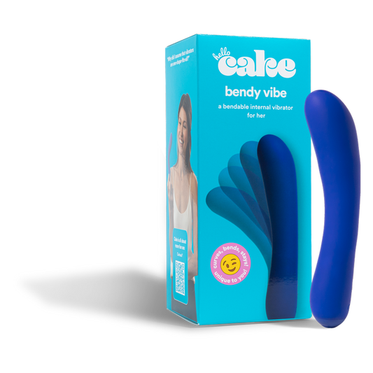 Hello Cake Bendy Vibe, Flexible and Bendable Vibrator Toy