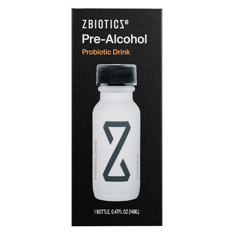 ZBiotics Pre-Alcohol Probiotic Drink, 1 Pack