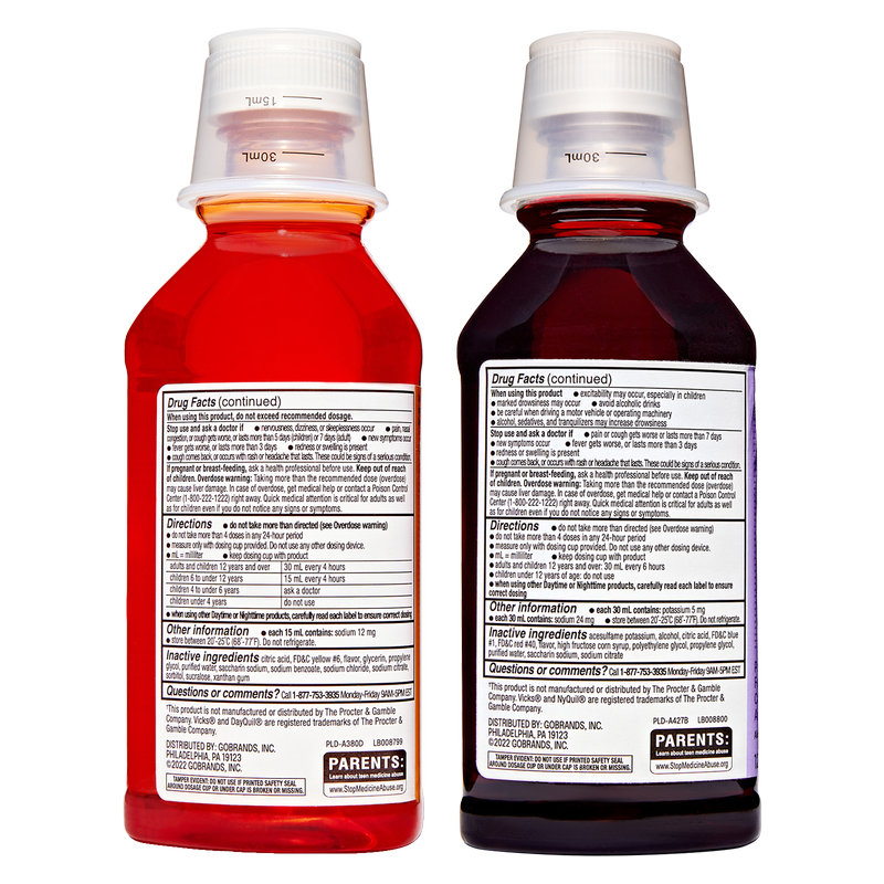 Goodnow Day & Night Cold + Flu Relief 2-12 fl oz