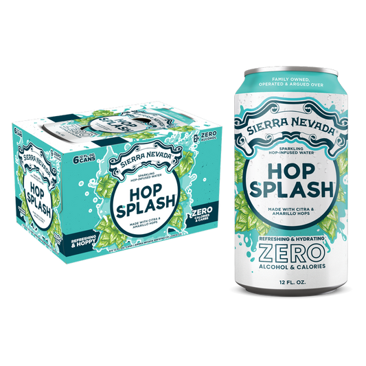 Sierra Nevada Hop Splash Hop-Infused Sparkling Water 6pk 12oz Can 0% ABV
