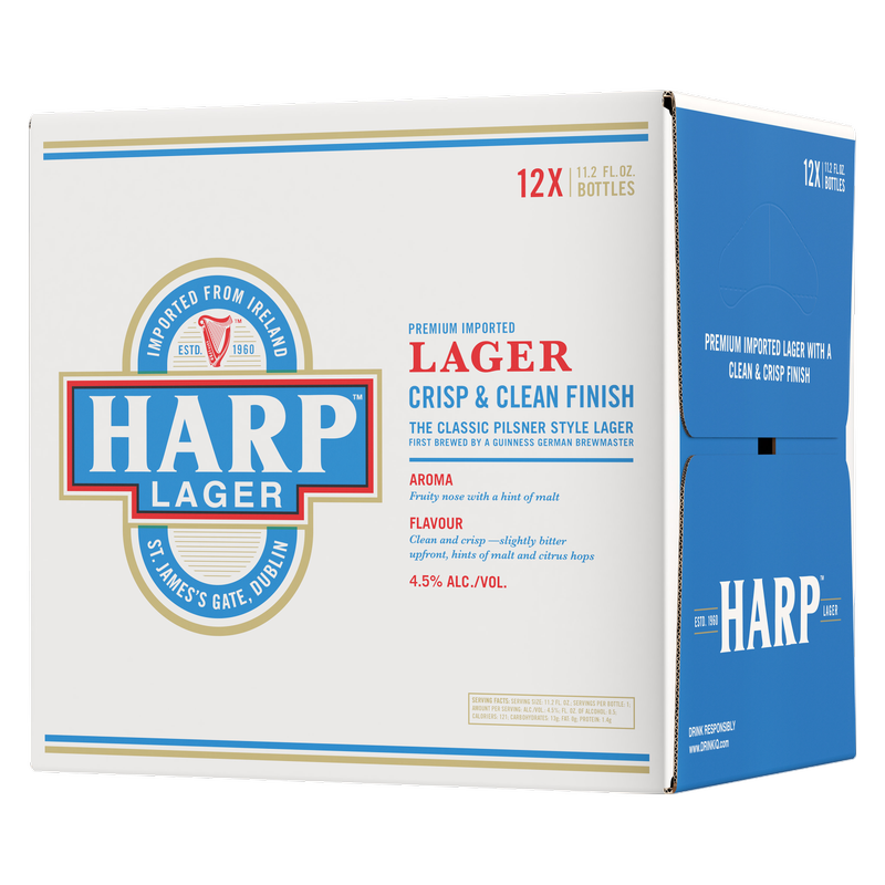 Harp 12pk 12oz Btl 4.5% ABV