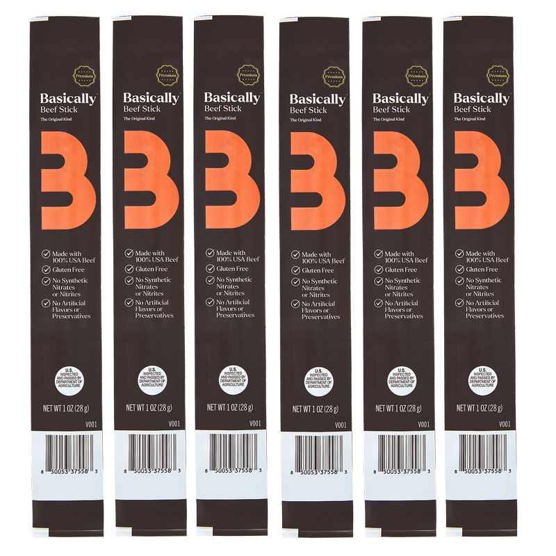 Basically Premium Original Beef Sticks, 6ct