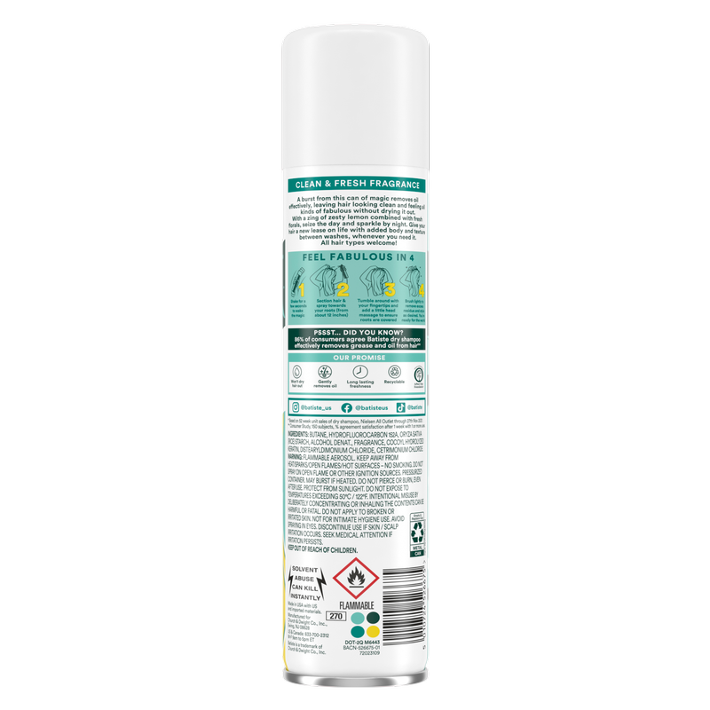 Batiste Dry Shampoo Original 3.81 oz