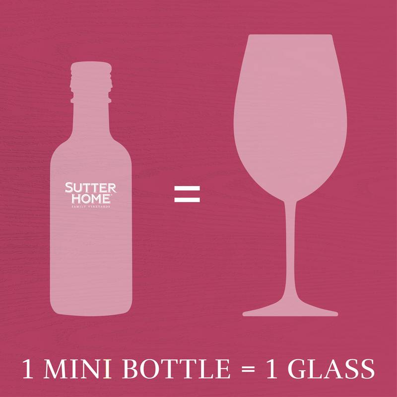 Sutter Home White Zinfandel 4pk 187ml