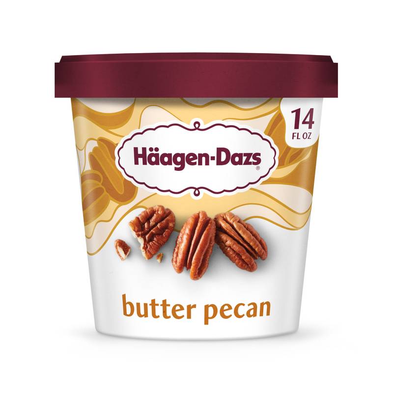 Haagen-Dazs Butter Pecan Ice Cream, 14oz.