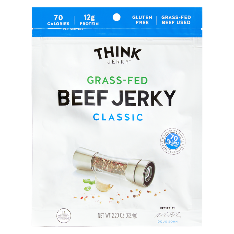 Think Jerky Classic Grassfed Beef Jerky 2.2oz
