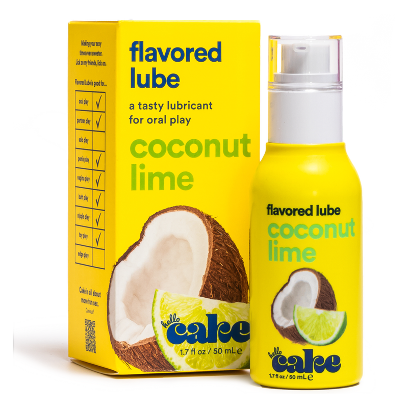 Hello Cake Coconut Lime Flavored Lube