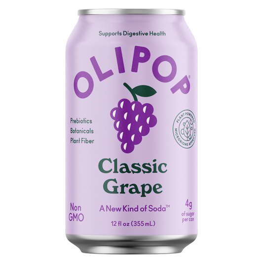 Olipop Grape Soda 12oz Can