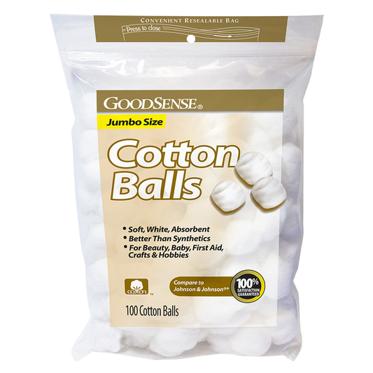 GoodSense Jumbo Size Cotton Balls 100ct