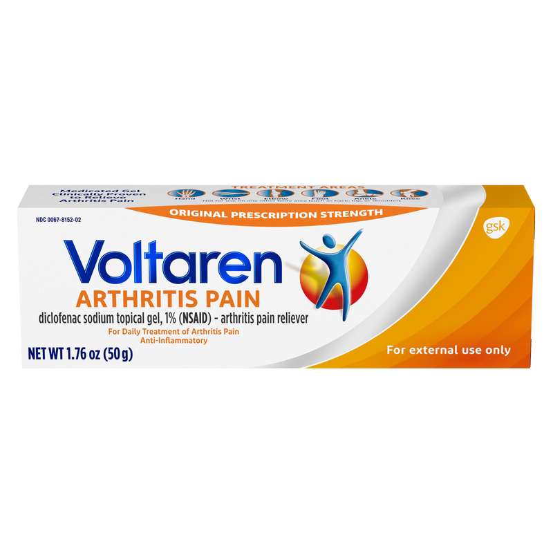 Voltaren Topical Arthritis Pain Relief Gel 50g