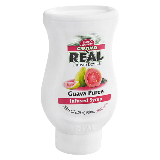 Simply Squeeze Real Guava Puree Syrup Infused Syrup 16.9oz Btl