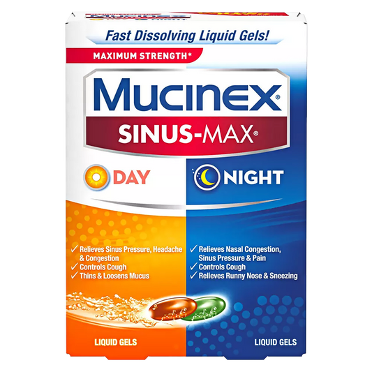 Mucinex Sinus-Max Liquid Gels - Day & Night 24 ct