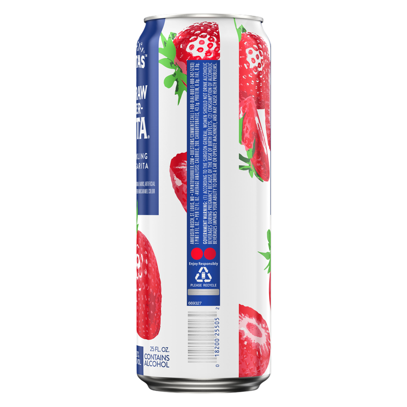 Straw-Ber-Rita Single 25oz Can 8.0% ABV