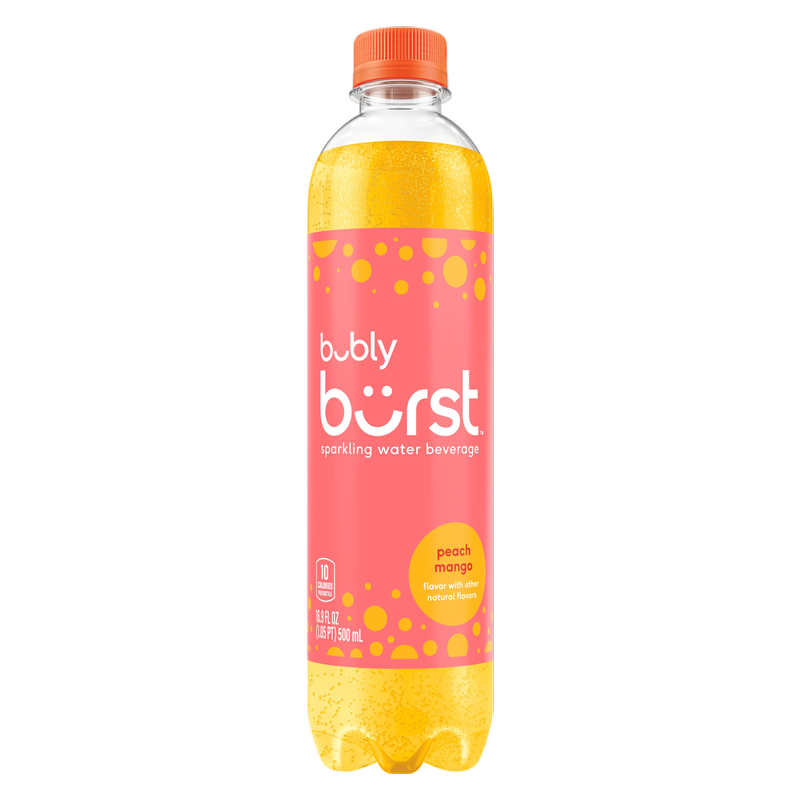 Bubly Burst Peach Mango 16.9oz Btl