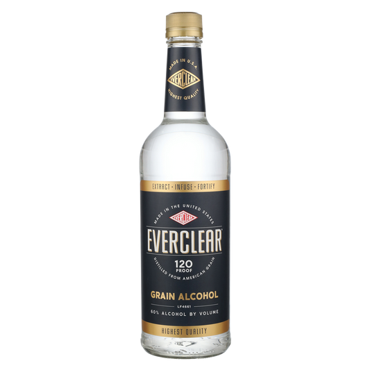 Everclear 120 Grain Alcohol 750ml (120 Proof)