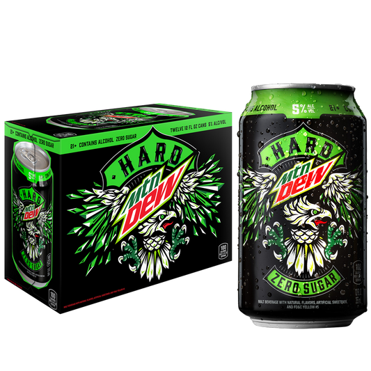 MTN DEW® Hard Zero Sugar Original 12pk 12oz Can 5% ABV