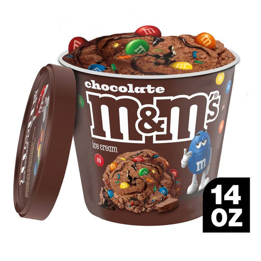 M&M's Chocolate Ice Cream with M&M'S Minis Candies 14oz