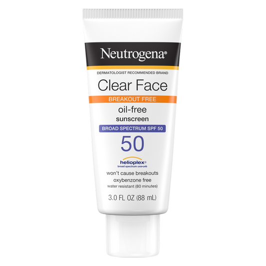Neutrogena Clear Face SPF 50 Sunscreen Lotion 3 fl oz