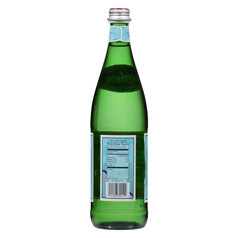 San Pellegrino Sparkling Water 750ml Glass Bottle