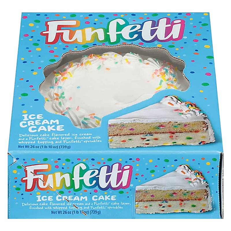 Carvel Funfetti Ice Cream Cake, 26oz