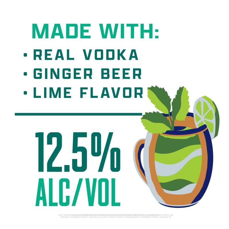 Cutwater Vodka Mule 4pk 12oz Can 7% ABV