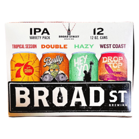 Broad Street Brewing IPA Variety 12pk 12oz Can 6.2% ABV
