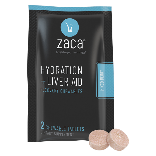 Zaca Hydration + Liver Aid Chewables 2ct